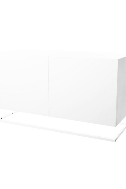 Zweed molto 840 skåpmodul vit, inkl. vit metallram
