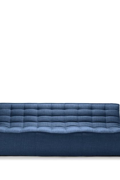 Ethnicraft n701 soffa 3-sits tyg blue