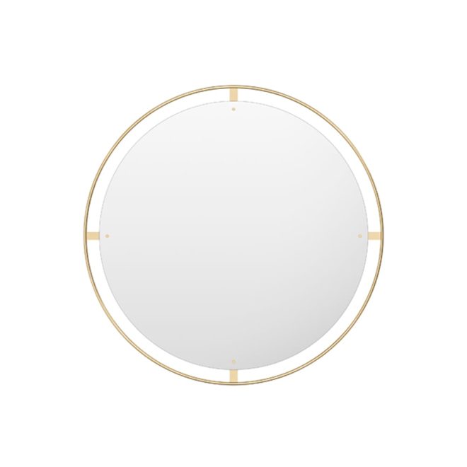 Audo copenhagen nimbus spegel polished brass, ø110