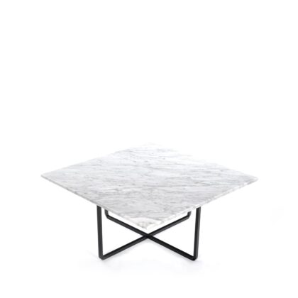 Ox denmarq ninety soffbord marmor carrara, svart stativ
