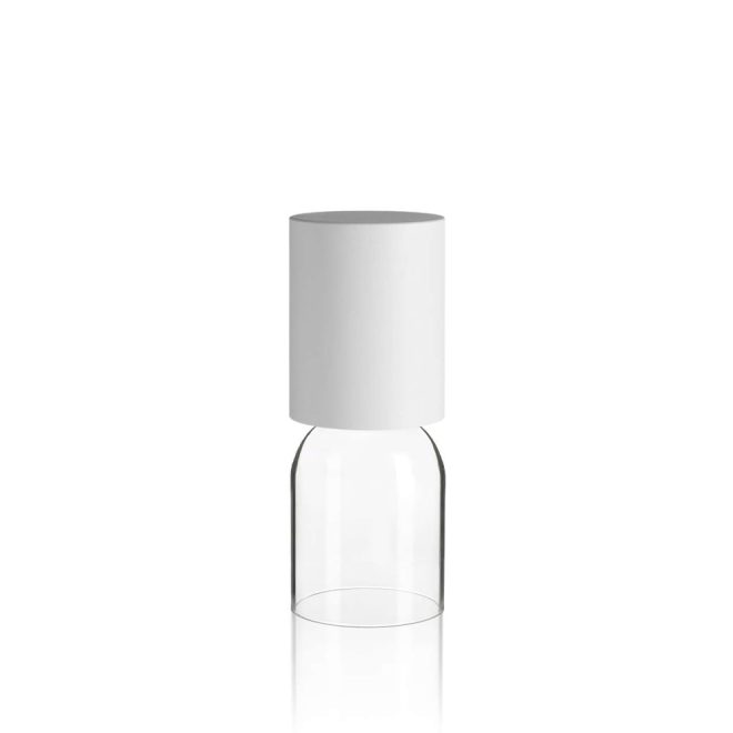Luceplan nui mini bordslampa vit