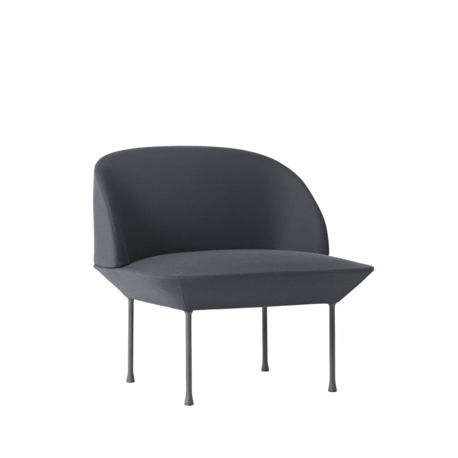 Muuto oslo soffa 1-sits steelcut 180-dark grey