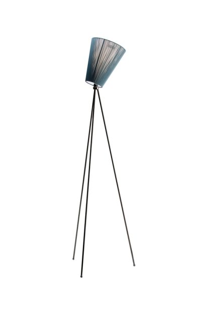 Northern oslo wood golvlampa green, mattsvart stativ
