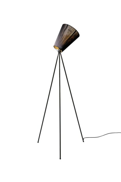 Northern oslo wood golvlampa black, mattsvart stativ