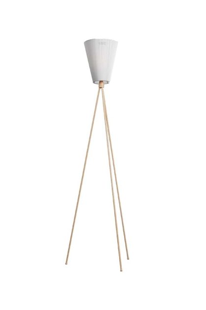 Northern oslo wood golvlampa white, beige stativ