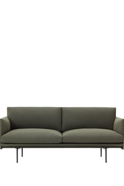 Muuto outline soffa 2-sits fiord 961-green
