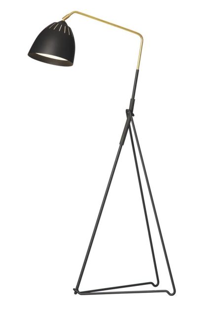 Örsjö belysning lean golvlampa svart
