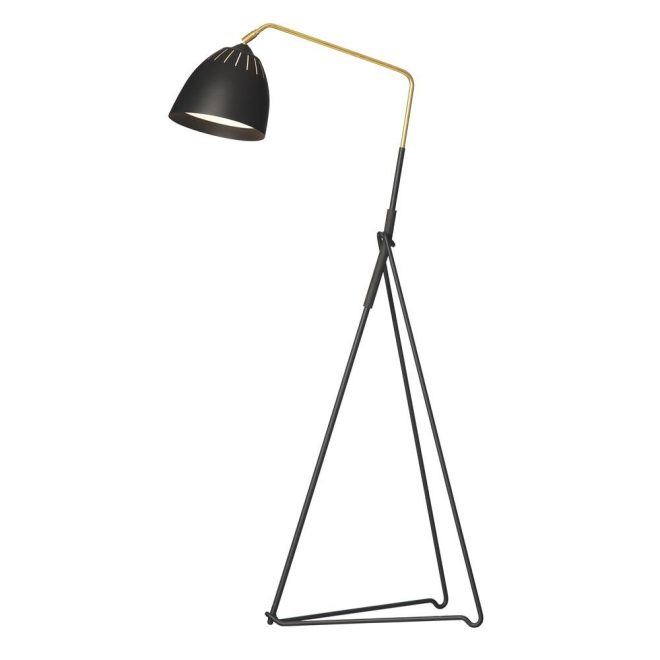 Örsjö belysning lean golvlampa svart