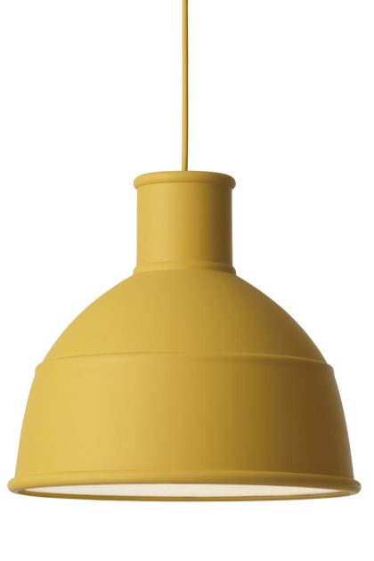 Muuto unfold lampa senapsgul