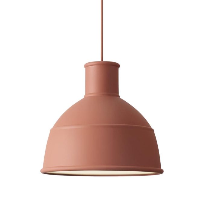 Muuto unfold lampa terracotta