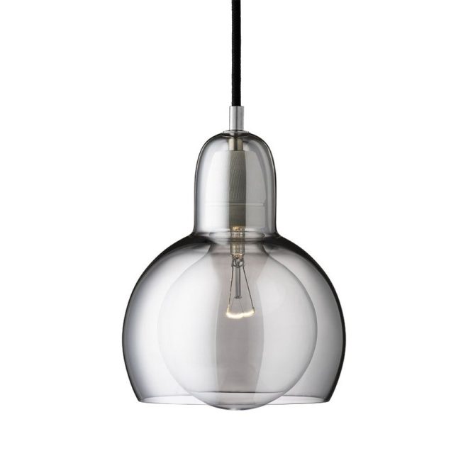 &tradition mega bulb silver lampa silver-glas