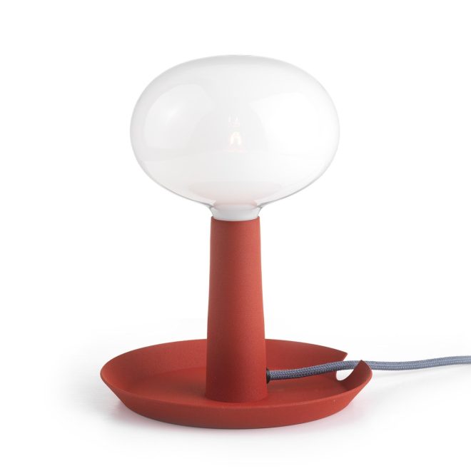 Bsweden tray lampa röd