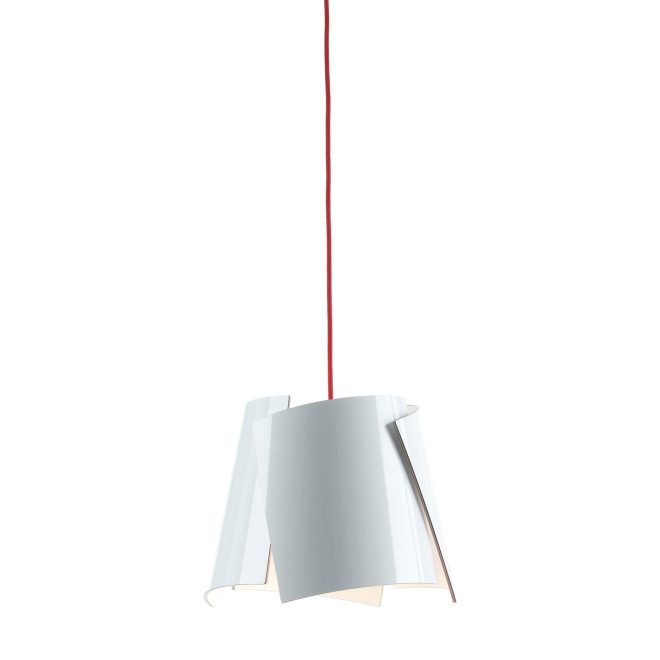 Bsweden leaf vit lampa vit-röd