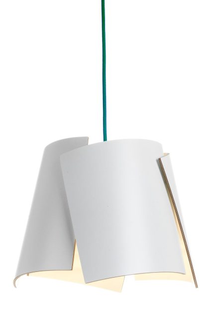 Bsweden leaf vit lampa vit-turkos
