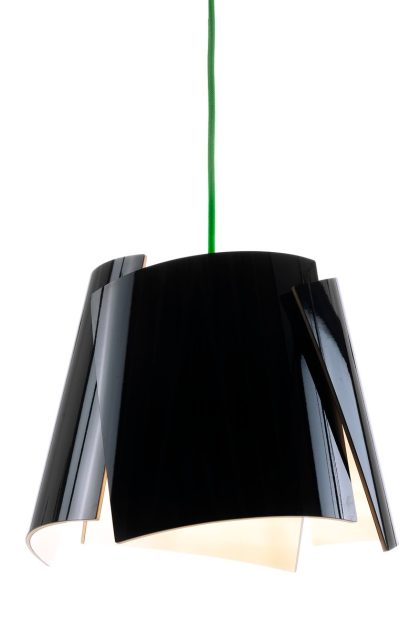Bsweden leaf svart lampa svart-grön