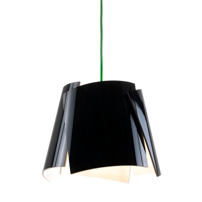 Bsweden leaf svart lampa svart-grön