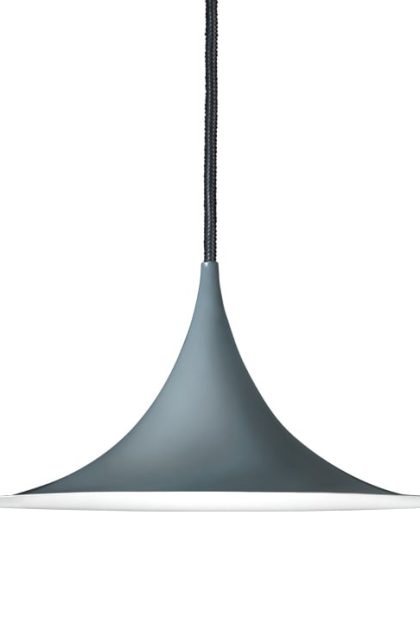 Gubi semi pendel Ø47 cm antracite grey glossy