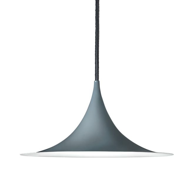 Gubi semi pendel Ø47 cm antracite grey glossy