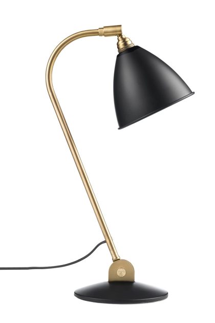 Gubi bestlite bl2 bordslampa kolsvart-mässing