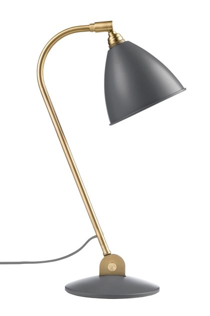 Gubi bestlite bl2 bordslampa grå-mässing