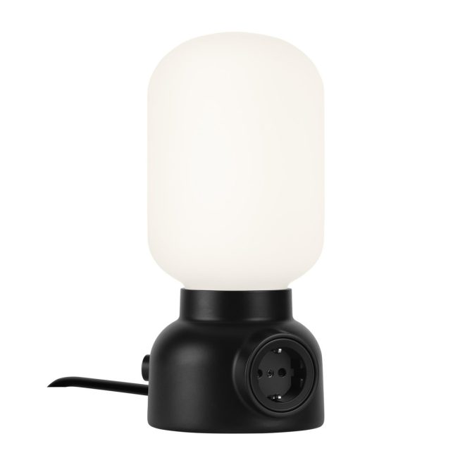 Ateljé lyktan plug lamp bordslampa svart