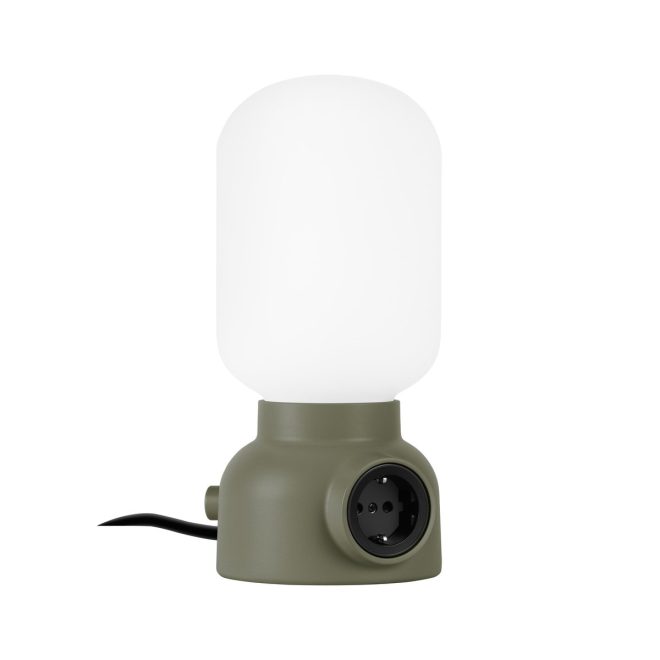 Ateljé lyktan plug lamp bordslampa pudergrön