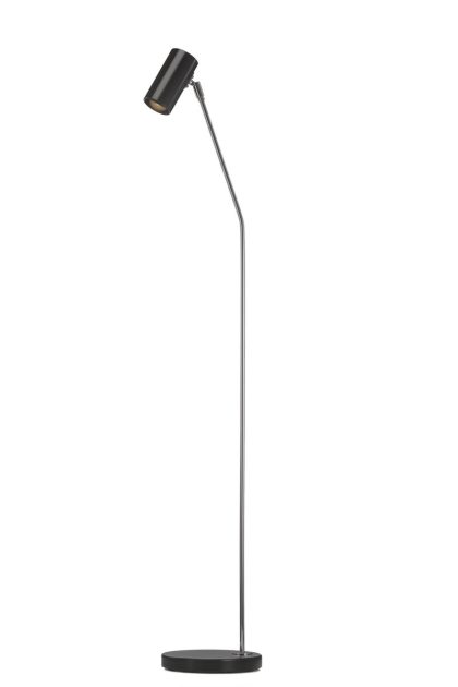 Örsjö belysning minipoint golvlampa gx224 svart och krom