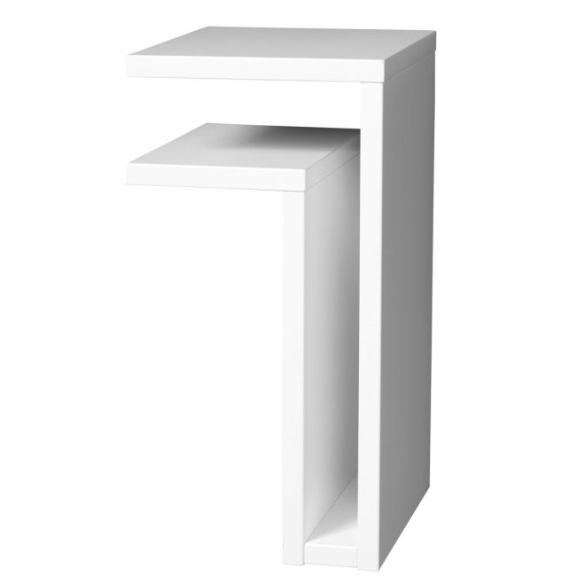Maze f-shelf vägghylla vit hylla åt vänster