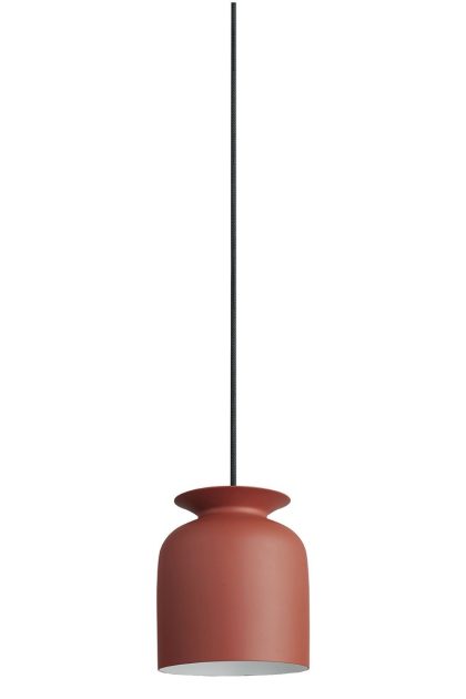 Gubi ronde taklampa liten rusty red (röd)