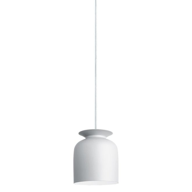 Gubi ronde taklampa liten matt white (vit)