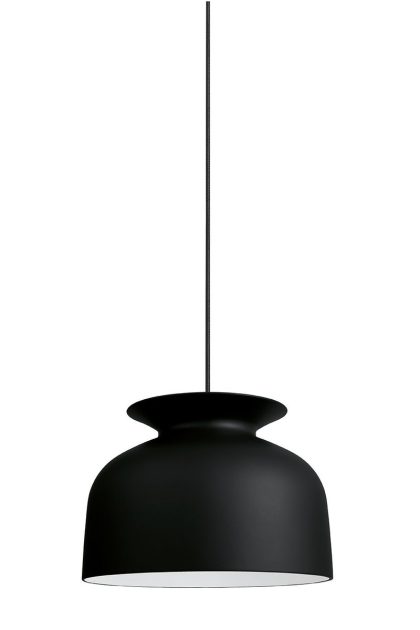Gubi ronde taklampa stor charcoal black (svart)