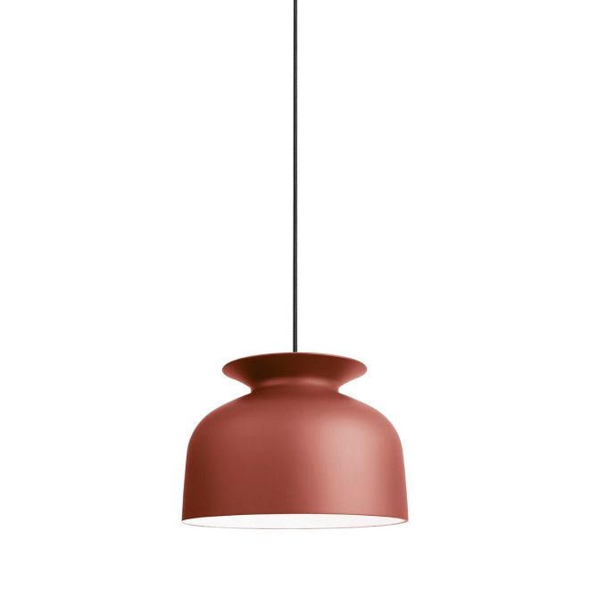 Gubi ronde taklampa stor rusty red (röd)