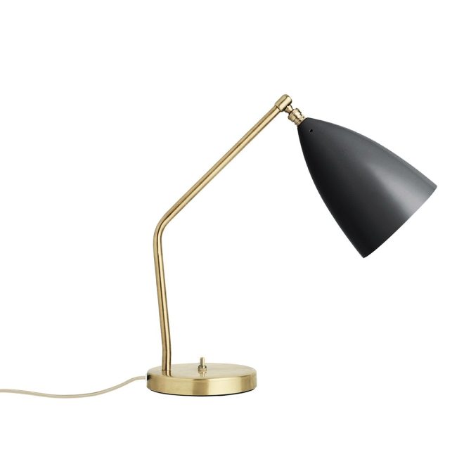 Gubi gräshoppa bordslampa svart