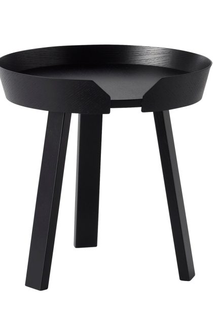 Muuto around sidobord small black
