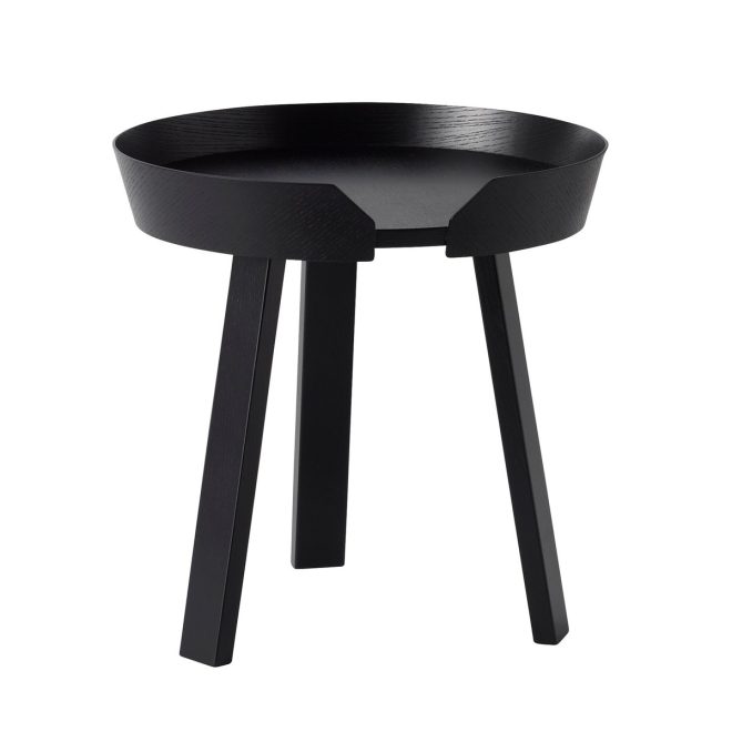 Muuto around sidobord small black
