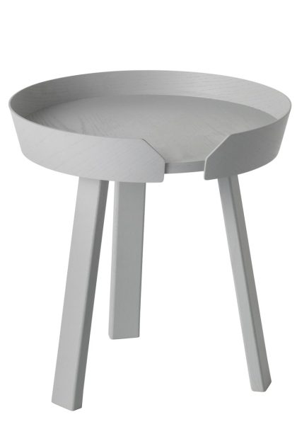 Muuto around sidobord small grey
