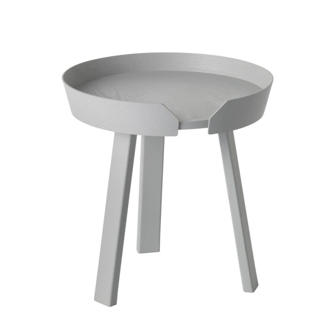Muuto around sidobord small grey
