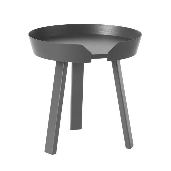 Muuto around sidobord small anthracite