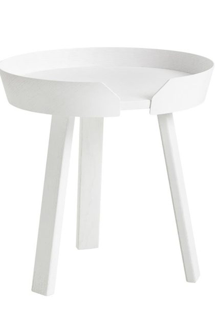 Muuto around sidobord small white