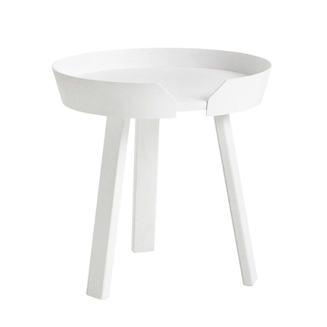 Muuto around sidobord small white