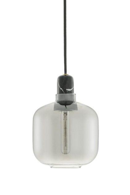 Normann copenhagen amp lampa liten grå-svart