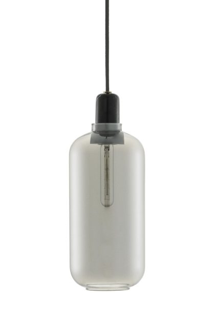 Normann copenhagen amp lampa stor grå-svart