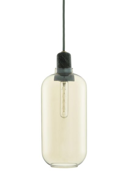 Normann copenhagen amp lampa stor guld-grön