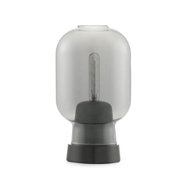 Normann copenhagen amp bordslampa grå-svart