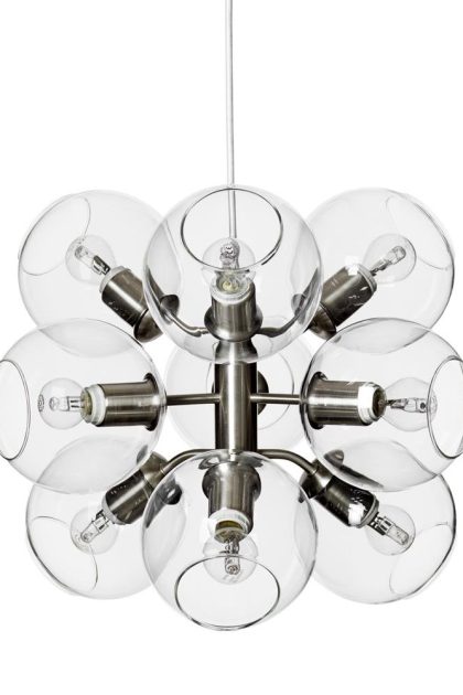 Co bankeryd tage taklampa silver-klarglas