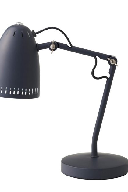 Superliving dynamo bordslampa matt almost black (grå)