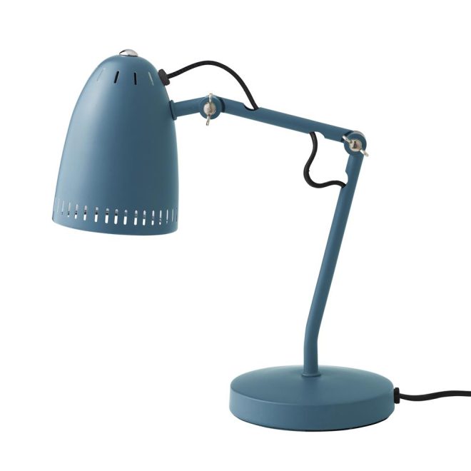 Superliving dynamo bordslampa matt smoke blue (blå)