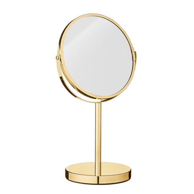 Bloomingville bloomingville dubbelsidig spegel guld