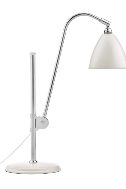 Gubi bestlite bl1 bordslampa matt vit-krom