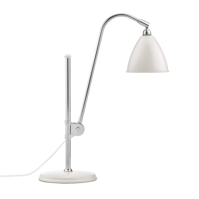 Gubi bestlite bl1 bordslampa matt vit-krom